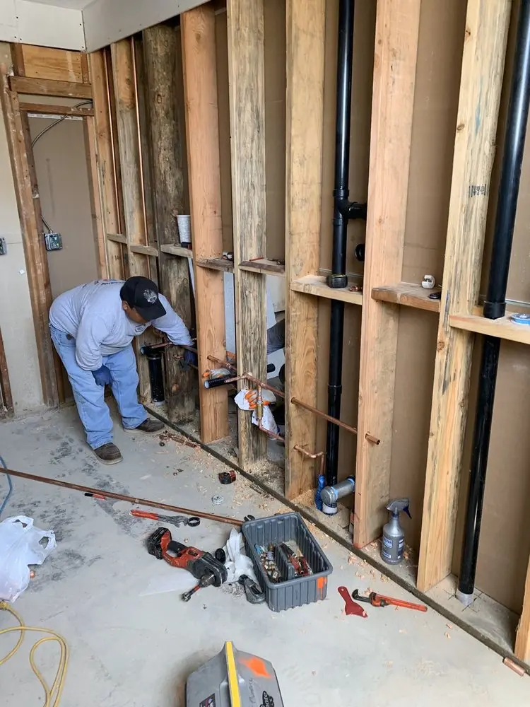 Commercial rough-in plumbing for Gas Line Repair in Pinehurst Trace